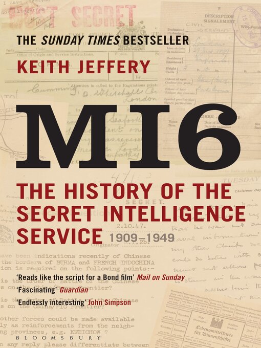 Title details for MI6 by Keith Jeffery - Available